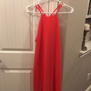 Flowy Coral Dress
